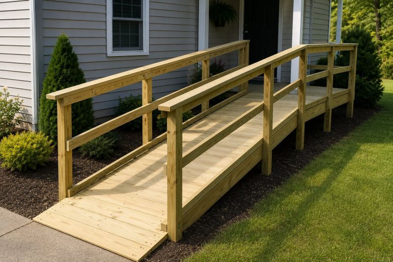 Handicap Ramp Replacement in Conroe, TX